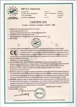Certifications