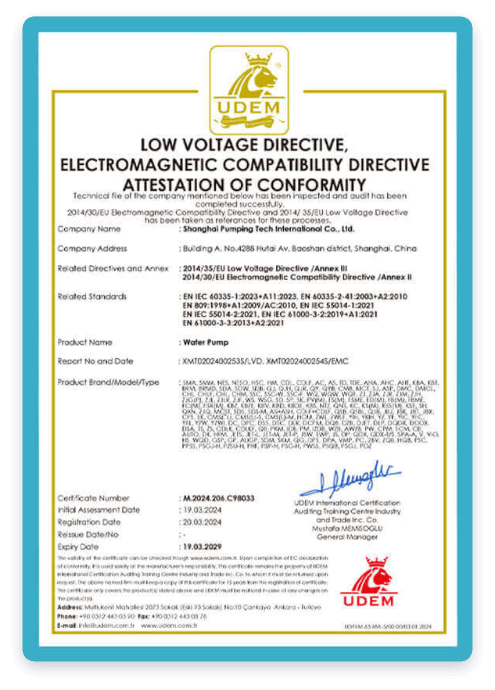 Certifications