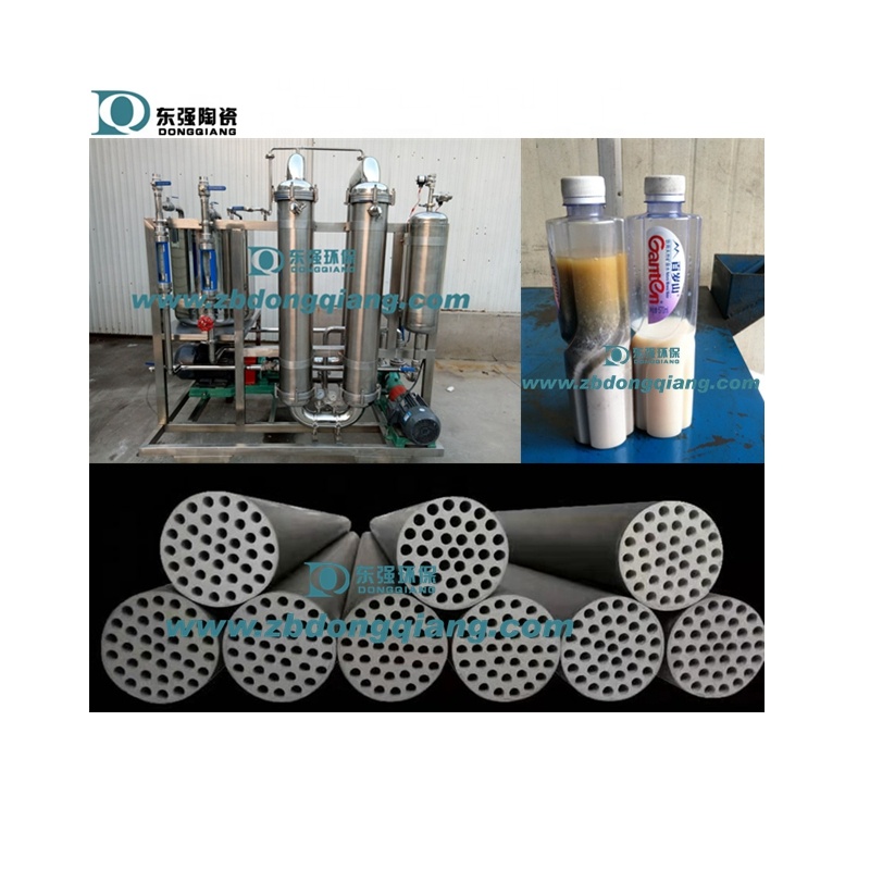 Crossflow Filtration Ultrafiltration Ceramic Membrane Filter